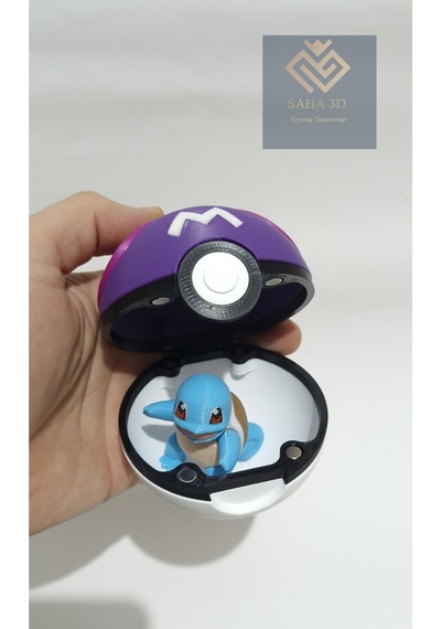 Pokemon Master Poke Topu Squirtle Hediyeli
