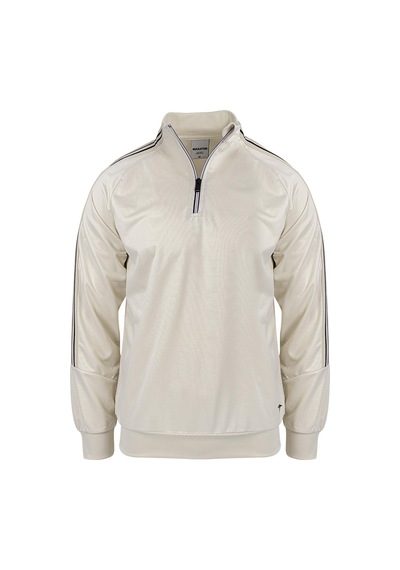 Maraton Comfort Erkek Dik Yaka Taş- Sweatshirt Taş-
