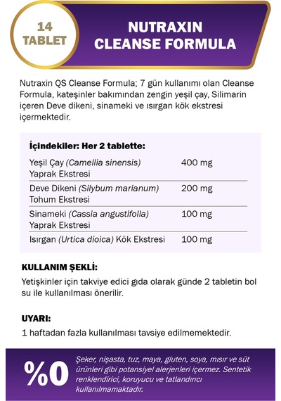 Nutraxin Cleanse ula 7 14 Tablet
