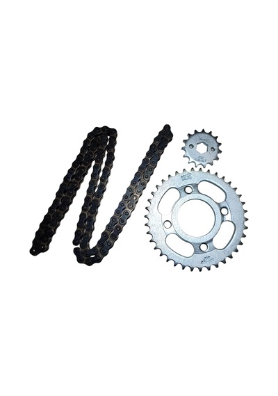 Zincir Dişli Seti Cg 100 - 125 - 150 Arka 38 Diş Ön 15 Diş