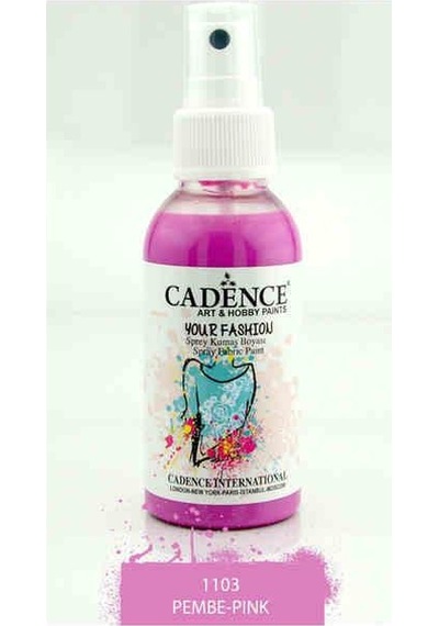 Cadence Your Fashion Sprey Kumaş Boyası 100 Ml. 1103 Pembe