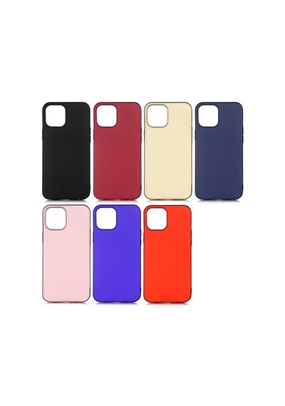 Apple Uyumlu iPhone 12 Kılıf Zore Premier Silikon Kapak Gold