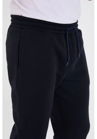Oada Unisex Kışlık Üç İplik Lastikli Eşofman Pantolon - Lacivert