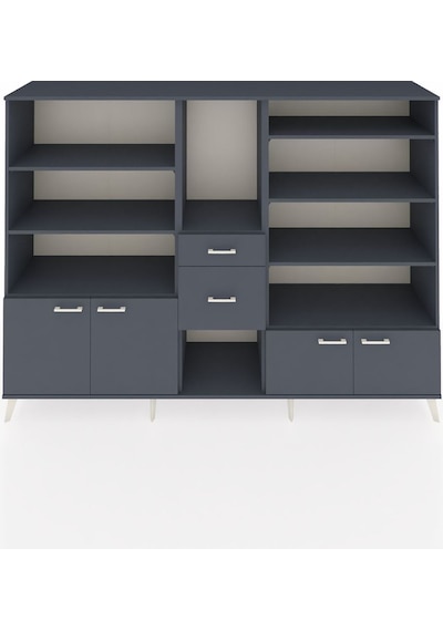 Hyperion Dolap 10 Raflı 2 Çekmeceli 4 Kapaklı 220x44x163 Antrasit Antrasit-antrasit Hyperion Dolap 10 Raflı 2 Çekmeceli 4 Kapaklı 220x44x163 Antrasit Antrasit-antrasit