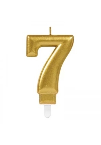 7 Rakam Mum Gold Renk Gold