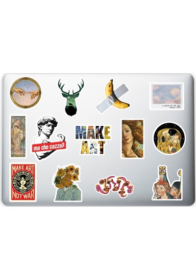 Art Sanat Dekoratif Laptop Notebook Tablet Telefon Sticker Set 18
