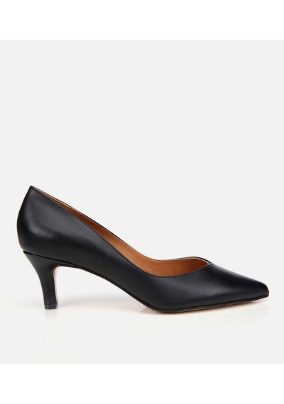 Hotiç Kadın Deri Siyah İnce Topuklu Stiletto 01ayh312520a100 Siyah