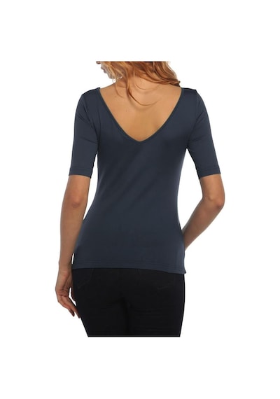 Bulalgiy Kadın Lacivert Basic Tişört - Bga782163 Lacivert