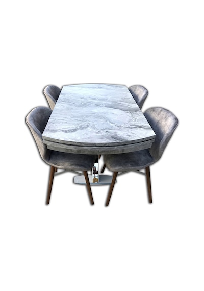 Masa X Çapraz Model Metal Çelik nikelaj Ayak Mdflam açıl tabla Dökme sünger lily sandalye El Yapım