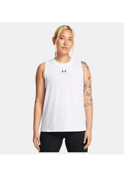 Under Armour Ua Rival Muscle Tank Kadın Atlet 1383659-100 Beyaz