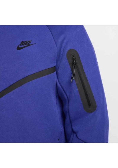 Tech Fleece Fz Windrunner Hoodie Erkek Sweatshirt Blue Sportswear Mor