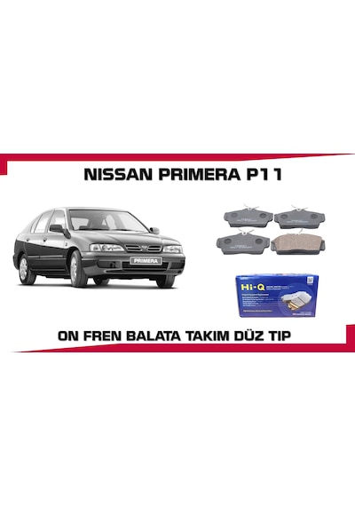 Ön Fren Balatası Primera P11 Almera Düz Tip