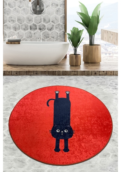 Comfort Çap Banyo Halısı Djt 100x100 cm Çok Renkli