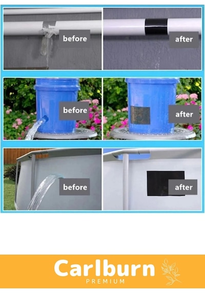 Süper Güçlü Su Geçirmez Sızdırmaz Beyaz Renk Çok Amaçlı Tamir İzolasyon Bandı 48mm X 10m 2 Adet