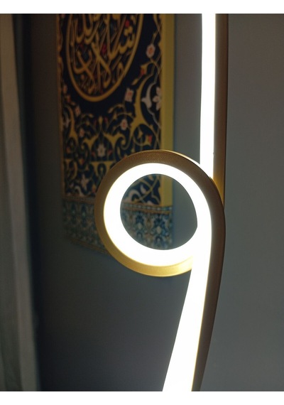 Gold / Home / 120 Cm / Lambader / Alüminyum Gövde / 3 Renk Işık /