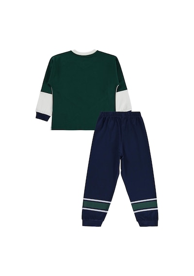 Civil Boys Baseball Baskılı 10-13 Yaş Pijama Takımı - Yeşil