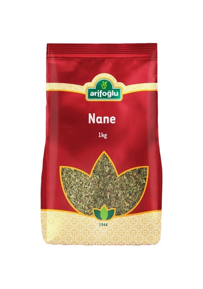 Arifoğlu Nane 1 Kg - Taze Aromalı Kuru Nane Baharatı 2'li Ekonomik Paket - 2 Adet Tarı