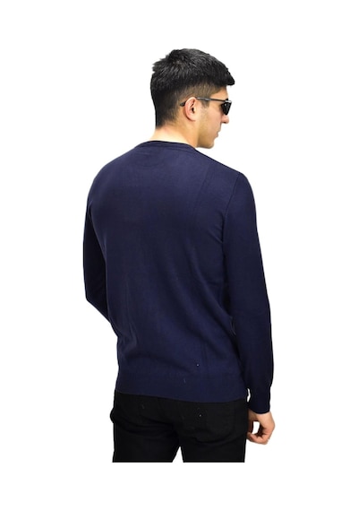 Erkek Spor Düz Sıfır Yaka Kazak R22920 Bgl-st03182 001