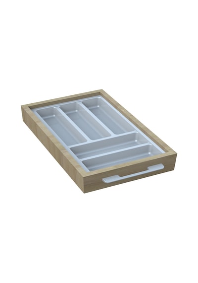Mutfak Çekmece Içi Kaşıklık 29cm X 48cm Yanlar Ve Boydan 4cm Kesilebilir Antrasit Gri Antrasit