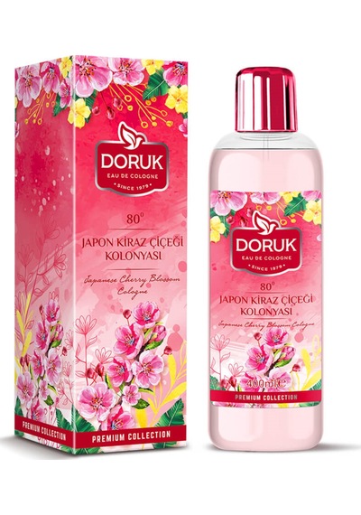 Doruk 80 Derece Japon Kiraz Çiçeği Kolonyası 400 ML