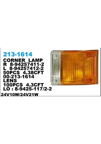Sinyal Lamba Camı Ön Npr59 / Nkr 1990-1995 Sağ Oem No:002131614r