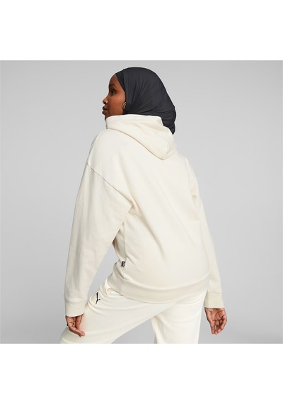 Puma Better Essentials Hoodie Kadın Sweatshirt 67598899 Ekru