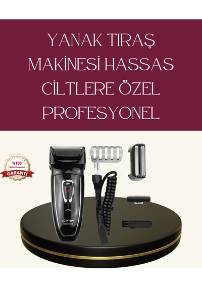 Erkekler İçin Folyo Başlıklı Tıraş Makinesi -