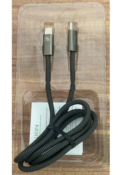 Cisteen Nillkin 240w Ultra Hızlı Type-c Örgü Şarj Kablosu Apple Samsung Realme Huawei Honor Uyumlu 1 Metre 240w Type-c Kablo