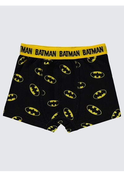 Batman Erkek Çocuk 2'li Boxer Set 2-10 Yaş Sarı Sarı