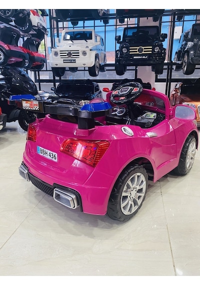 Audi Çocuk Araç Gereçleri Pembe Renk 12 Volt Akülü Araba 0-6 Yaş Mor