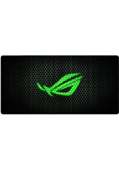 Asus ROG Baskılı 90*30 cm. Oyuncu Mousepad Kaymaz Taban Mouse Pad