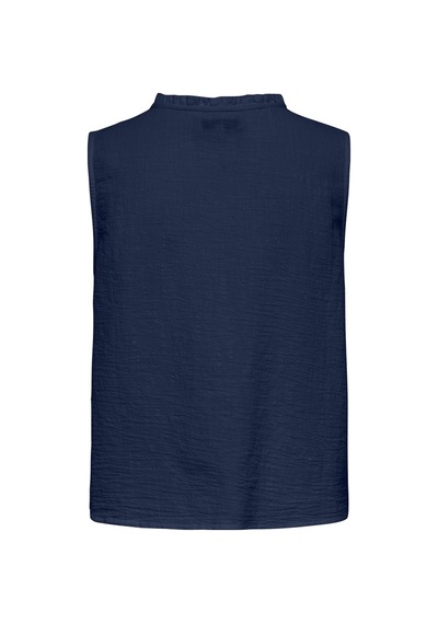 Only Onlswar S/l Frıll Top Wvn Kadın Mavi Bluz - 15378512