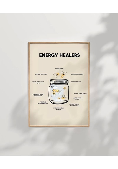 Çerçevesiz Poster Şifa Veren Alışkanlıklar
