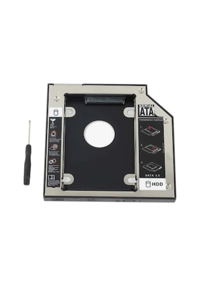 9.5Mm İnce Caddy Dvd'Ye 2. Hdd Ssd Bağlama Aparatı Caddy 9.5Mm