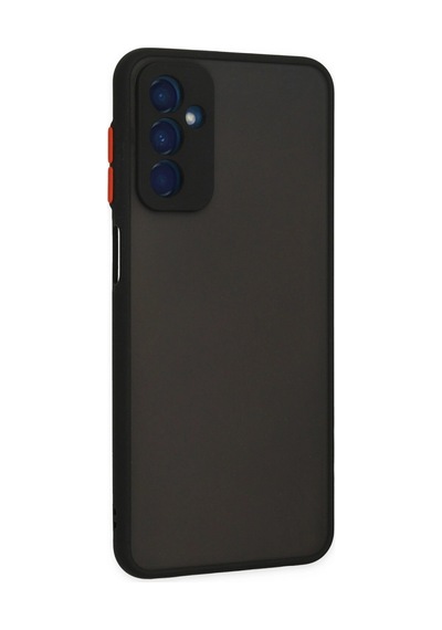 Samsung Galaxy Uyumlu M13 Kılıf Montreal Silikon Kapak - Siyah -