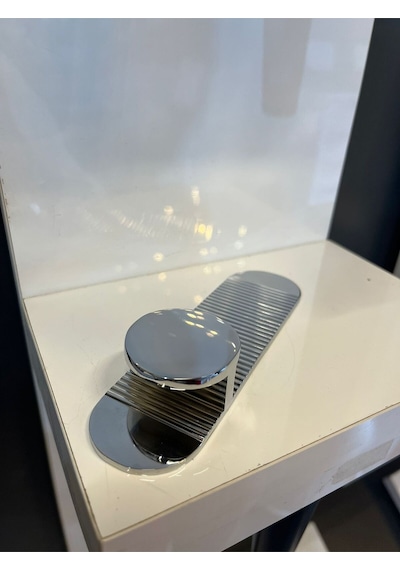 Flow Alfa Metal Kulp 32mm Krom Dolap Kapak Tv Ünite Modern Çekmece Mobilya Komidin Konsol Gümüş
