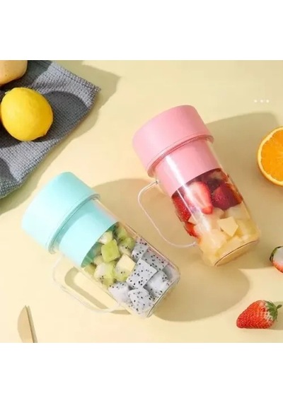 Taşınabilir Pipetli Bardak Blender Renkli