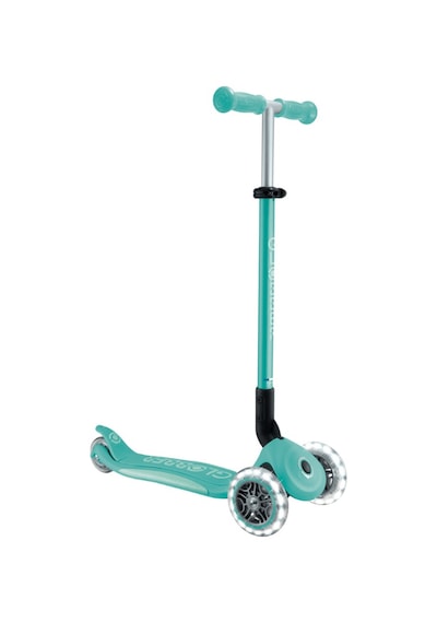 Globber Elite Deluxe Işıklı Scooter - Koyu Mint Yeşil