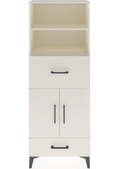 Arges Dolap 4 Raflı 2 Çekmeceli 2 Kapaklı 60x30x163 Aytaşı-ay... Aytaşı
