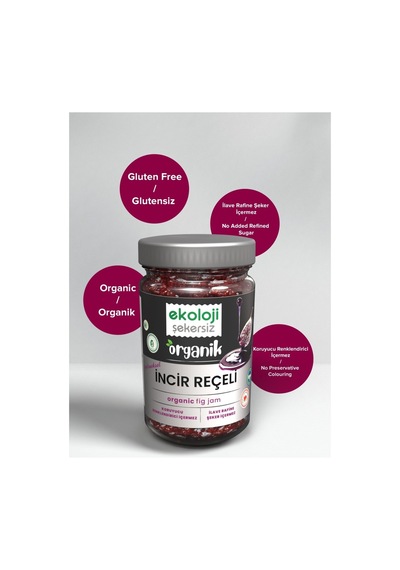Ekoloji Market Organik İncir Reçel 380 G