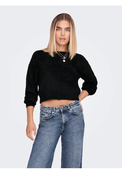 Only Onlpiumo L/s Pullover Kadın Bluz Acı Kahverengi