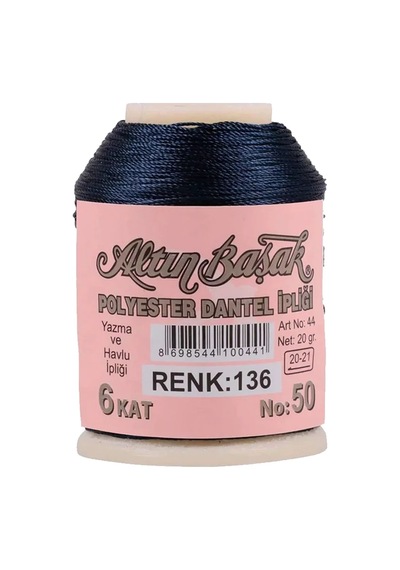 Tedar Altınbaşak Oya Ve Dantel İpi 20 Gr - Royaleks - No: 136 Najmaddin (No:1) 8.5Cm X 10.5 Cm