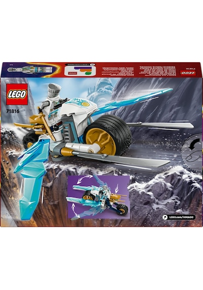 LEGO® NINJAGO® Zane'in Buz Motosikleti 71816 - 7 Yaş & Üzeri Çocuklar için Yaratıcı Oyuncak Yapım Seti (84 Parça)