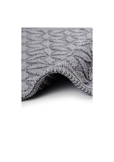 Pasific Doğal Pamuklu 2'li Banyo Paspas Seti 60x100+50x60 Cm Gri Gri