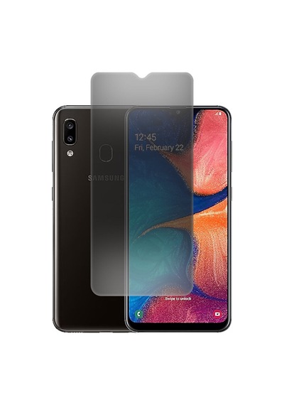 Samsung Galaxy A20 9h Mat Hayalet Nano Ekran Koruyucu Privacy Esnek Kırılmaz