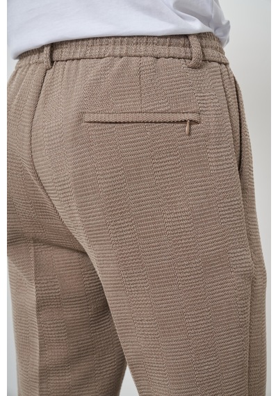 Morven Erkek Bej Trend Slim Fit İpli Jogger Pantolon 25ms003037653 Bej