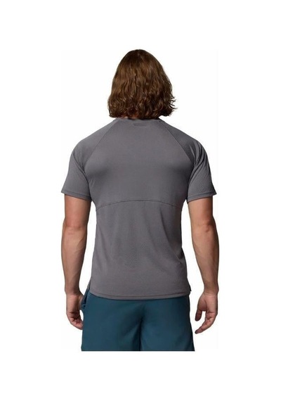 Columbia Ao0944 Alpine Chill Pro Ss Crew Erkek T-shirt-33001 Koyu Gri Melanj
