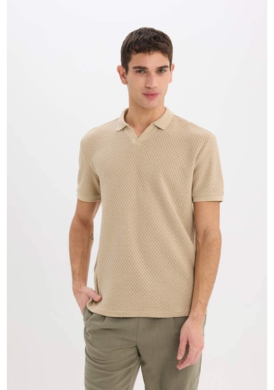 DeFacto Regular Fit Polo Yaka Kısa Kollu Tişört E1215AX25SMBG764