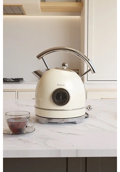 Fressi FR-KT06 1.8 L Isı Göstergeli Retro Kettle Su Isıtıcısı