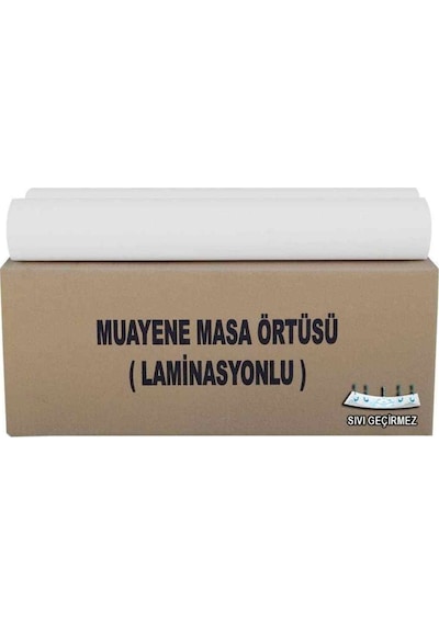 Muayene Masa Örtüsü Laminasyonlu 50 x 50 M 8 Rulo